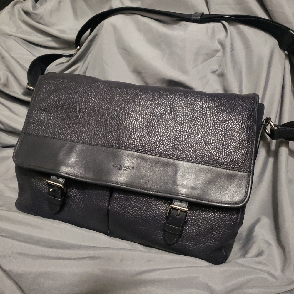 Coach Leather Messenger Bag